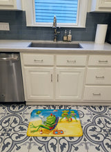 Load image into Gallery viewer, Frogs on the Beach Machine Washable Memory Foam Mat APH0080RUG