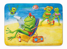 Load image into Gallery viewer, Frogs on the Beach Machine Washable Memory Foam Mat APH0080RUG