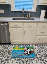 Load image into Gallery viewer, Cow Fishing off of a Pier Machine Washable Memory Foam Mat APH0085RUG