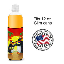 Load image into Gallery viewer, In Love Valentine's Day Penguins  Slim Can Hugger – Fun &amp; Functional Drink Coolers APH0245MUK
