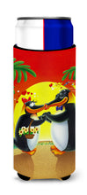 Load image into Gallery viewer, In Love Valentine's Day Penguins  Slim Can Hugger – Fun &amp; Functional Drink Coolers APH0245MUK
