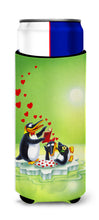 Load image into Gallery viewer, My Love Song Penguins  Slim Can Hugger – Fun &amp; Functional Drink Coolers APH0246MUK