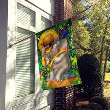 Load image into Gallery viewer, Elephant playing the Tuba Flag Canvas House Size APH0248CHF