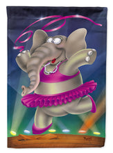 Load image into Gallery viewer, Elephant Ballerina Garden Flag - Outdoor Decorative Yard Flag