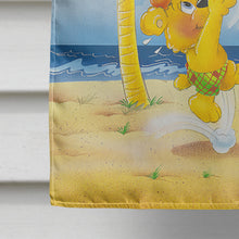 Load image into Gallery viewer, Bears playing Basketball Flag Canvas House Size