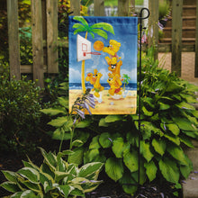 Load image into Gallery viewer, Bears playing Basketball Garden Flag - Outdoor Decorative Yard Flag APH0388GF