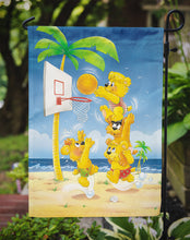 Load image into Gallery viewer, Bears playing Basketball Garden Flag - Outdoor Decorative Yard Flag APH0388GF