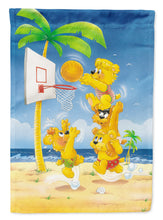 Load image into Gallery viewer, Bears playing Basketball Garden Flag - Outdoor Decorative Yard Flag APH0388GF