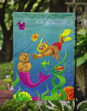 Load image into Gallery viewer, Teddy Bear Mermaid and Diver Garden Flag - Outdoor Decorative Yard Flag