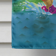 Load image into Gallery viewer, Teddy Bear Water Skiing Flag Canvas House Size APH0415CHF