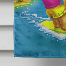 Load image into Gallery viewer, Teddy Bear Sailing Flag Canvas House Size APH0416CHF
