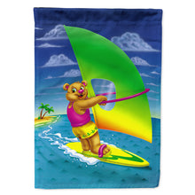 Load image into Gallery viewer, Teddy Bear Sailing Flag Canvas House Size APH0416CHF