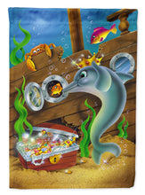 Load image into Gallery viewer, Dolphins Treasure Chest Garden Flag - Outdoor Decorative Yard Flag