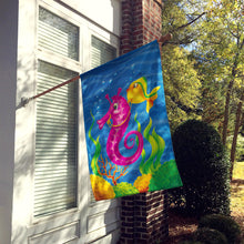 Load image into Gallery viewer, Seahorse Ride Flag Canvas House Size