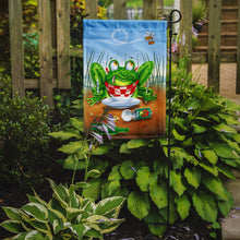 Load image into Gallery viewer, Frog Happy Plate Garden Flag - Outdoor Decorative Yard Flag