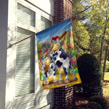 Load image into Gallery viewer, Cow playing Baseball Flag Canvas House Size APH0534CHF