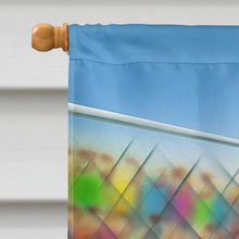 Load image into Gallery viewer, Cow playing Baseball Flag Canvas House Size APH0534CHF