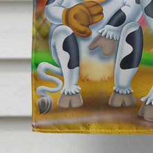 Load image into Gallery viewer, Cow playing Baseball Flag Canvas House Size APH0534CHF