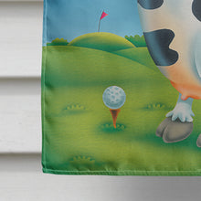 Load image into Gallery viewer, Cow playing Golf Flag Canvas House Size APH0535CHF