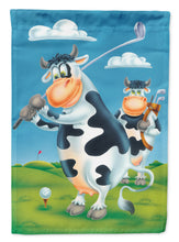 Load image into Gallery viewer, Cow playing Golf Garden Flag - Outdoor Decorative Yard Flag APH0535GF
