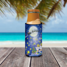 Load image into Gallery viewer, Angels watching Santa Claus Slim Can Hugger – Fun &amp; Functional Drink Coolers APH0690MUK