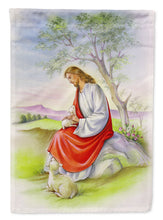 Load image into Gallery viewer, Jesus with Lamb Garden Flag - Outdoor Decorative Yard Flag APH0920GF