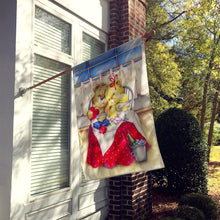 Load image into Gallery viewer, Teddy Bears In Love Valentine's Day Flag Canvas House Size APH0926CHF