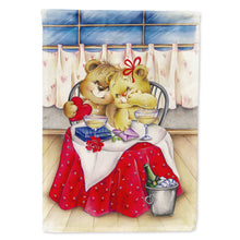 Load image into Gallery viewer, Teddy Bears In Love Valentine's Day Flag Canvas House Size APH0926CHF