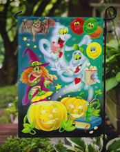 Load image into Gallery viewer, Witch Party with the Ghosts Halloween Garden Flag – Decorative Outdoor Yard Flag APH0932GF