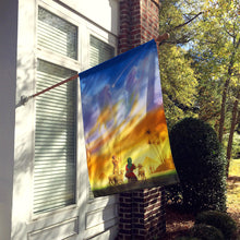 Load image into Gallery viewer, Shepherds being guided Christmas Flag Canvas House Size APH0939CHF