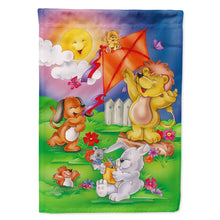 Load image into Gallery viewer, Play Time Animals Flag Canvas House Size APH0975CHF