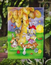 Load image into Gallery viewer, Animals under the coconut tree Garden Flag - Outdoor Decorative Yard Flag APH0977GF
