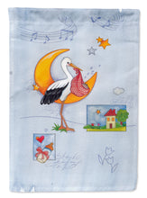 Load image into Gallery viewer, Expecting Stork bringing Baby Garden Flag - Outdoor Decorative Yard Flag APH1017GF