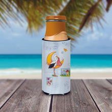 Load image into Gallery viewer, Expecting Stork bringing Baby  Slim Can Hugger – Fun &amp; Functional Drink Coolers APH1017MUK