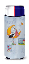 Load image into Gallery viewer, Expecting Stork bringing Baby  Slim Can Hugger – Fun &amp; Functional Drink Coolers APH1017MUK