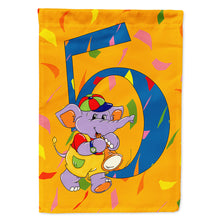 Load image into Gallery viewer, Happy 5th Birthday Age 5 Flag Canvas House Size APH2163CHF