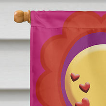 Load image into Gallery viewer, Frog Valentine's Day Date Flag Canvas House Size APH2477CHF