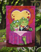 Load image into Gallery viewer, Frog Valentine's Day Date Garden Flag - Outdoor Decorative Yard Flag APH2477GF