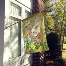 Load image into Gallery viewer, Easter Bunny and Eggs Flag Canvas House Size APH2954CHF