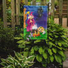 Load image into Gallery viewer, Witch and her Castle Garden Flag – Decorative Outdoor Yard Flag APH2989GF