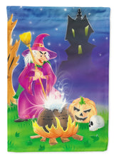 Load image into Gallery viewer, Witch and her Castle Garden Flag – Decorative Outdoor Yard Flag APH2989GF