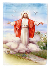 Load image into Gallery viewer, Easter Jesus is Risen Flag Canvas House Size APH3420CHF