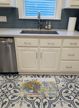 Load image into Gallery viewer, Patio Bouquet of Flowers Machine Washable Memory Foam Mat APH3566RUG