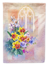 Load image into Gallery viewer, Church Window and Daffodils Garden Flag - Outdoor Decorative Yard Flag APH3935GF