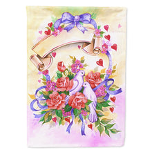 Load image into Gallery viewer, Wedding Bouquet Flag Canvas House Size APH4070CHF