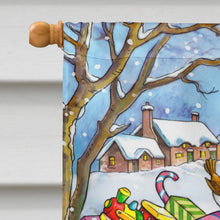 Load image into Gallery viewer, Christmas Santa Forrest Friends Flag Canvas House Size APH4571CHF