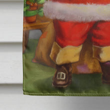 Load image into Gallery viewer, Christmas Santa by the Tree Flag Canvas House Size APH4691CHF