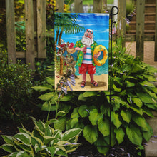 Load image into Gallery viewer, Beach Christmas Santa Claus Swimming Garden Flag – Decorative Outdoor Yard Flag APH5150GF