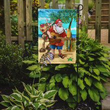 Load image into Gallery viewer, Beach Christmas Santa Claus Island Time Garden Flag – Decorative Outdoor Yard Flag APH5151GF