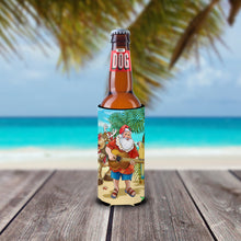 Load image into Gallery viewer, Beach Christmas Santa Claus Island Time Slim Can Hugger – Fun &amp; Functional Drink Coolers APH5151MUK